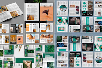 design catalogs, magazines, brochures and layouts in adobe indesign
