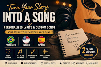 turn your story into a personalized original song