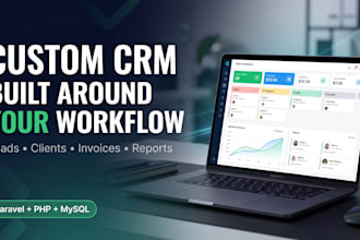 build a custom CRM for leads, clients and sales