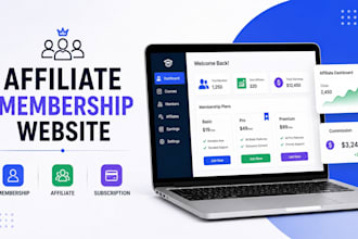 build your affiliate membership and subscription website in wordpress