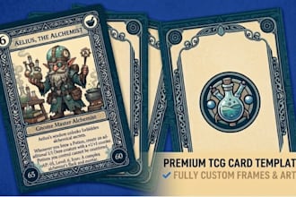 design tcg card templates trading card game frames mtg card pokémon tcg