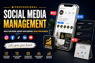 be your social media marketing manager and content creator