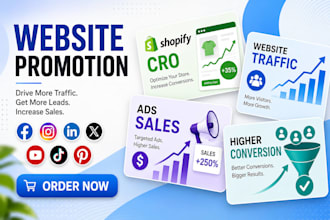 share and promote your website on top social media platform