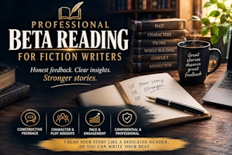 beta read your fiction manuscript