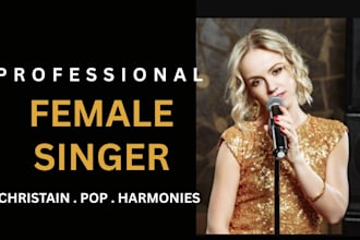 be your female singer christian pop songs and vocal harmonies