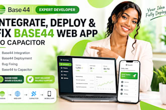 integrate base44 expert deploy base44 web app and bug fixing base44 to capacitor