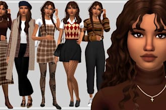 create custom sim for sim 4, design cc mods, the sims, sim character