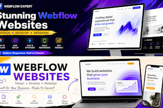 build, redesign or convert your website to webflow