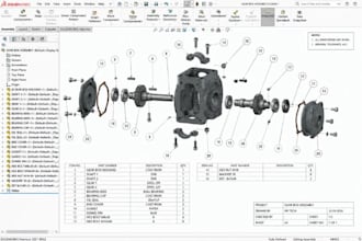 create exploded assembly drawing and step by step product assembly instructions