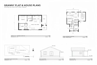 design australian granny flat and house plans architectural drawings
