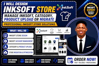 design inksoft, manage inksoft category product upload or migrate inksoft store
