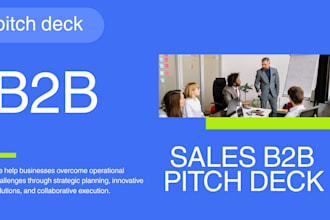 design series a pitch deck growth stage investor deck sales b2b pitch deck