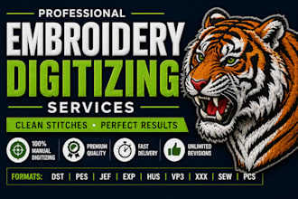 do embroidery digitizing and covert files to dst pes emb