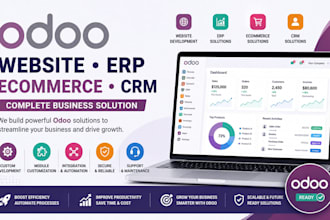 build odoo website erp ecommerce and CRM solution