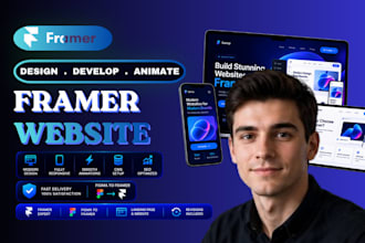 design develop framer website framer landing page framer developer