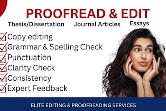 proofread, humanize, and format your thesis or dissertation in apa 7, harvard