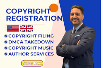 file US an UK copyright registration and IP protection