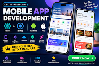 develop cross platform mobile apps using ionic , react