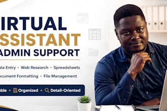 be your reliable virtual asistant for  admin support