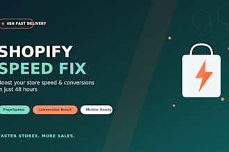 shopify store speed optimization and conversion fix