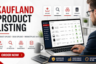 do kaufland otto ebay amazon jimdo product listing bulk upload marketplace SEO