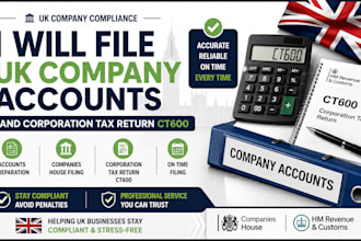 file UK company accounts and corporation tax return ct600