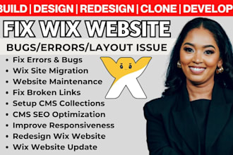 fix wix website bugs layout responsiveness errors wix studio issue wix redesign