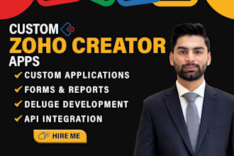 develop a custom zoho creator application for your business