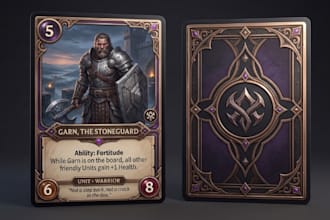custom tcg ccg mtg style trading card template, card frame, game layout design