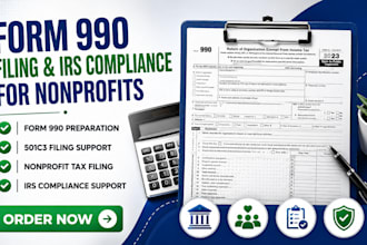 prepare and e file form 990 for nonprofit 501c3 990n 990ez in US