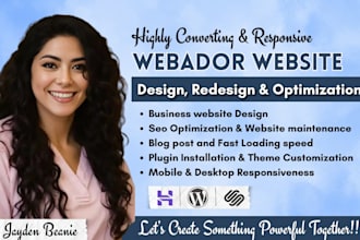 build webador website webador design webador migration webador redesign seo
