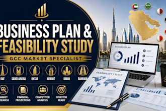 write a business plan and feasibility study for gcc countries
