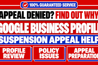 fix and reinstate google my business suspended profile and reinstate gmb listing