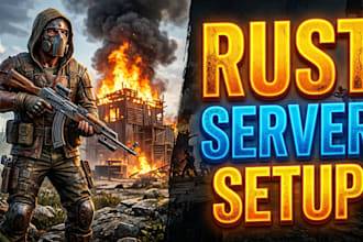 setup and configure your rust dedicated server