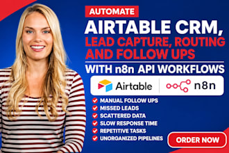 automate airtable crm lead capture routing and follow ups with n8n API workflows