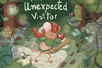 illustrate a children book with beautiful illustrations