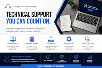 troubleshoot networks, servers, systems and IT issues