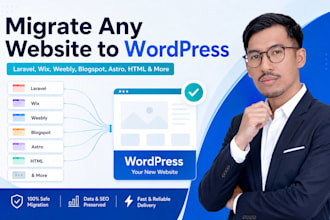 convert any website into wordpress