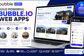 build bubble io realestate marketplace for dtc brand multilocation salon website