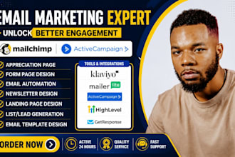 setup activecampaign automation email marketing mailchimp landing page