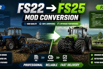 convert farming simulator 22 mods to farming simulator 25