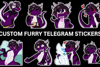 draw furry telegram stickers nsfw furry stickers discord animated stickers GIF