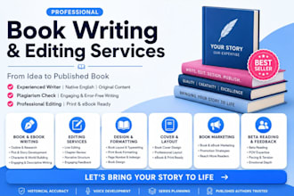 do developmental line editng, dialogue editing, book formatting and beta reading