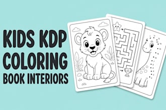 create coloring and puzzle books