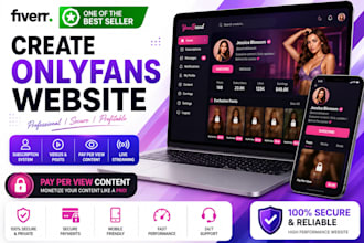 create onlyfans website with subscription, video and posts pay per view