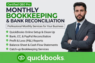 do bank reconciliation, invoicing, bills in quickbooks online,