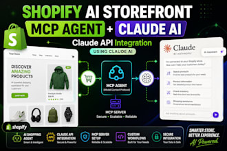 build a shopify ai storefront mcp agent claude API integration using claude ai