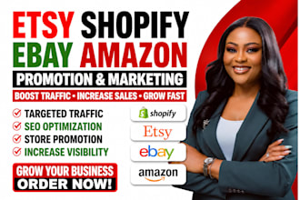 promote etsy shopify ebay stores with targeted ecommerce marketing boost sales