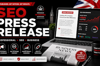 write a professional SEO press release for your business