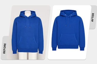 do clothing ghost mannequin and apparel photo editing